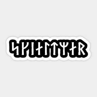 shieldmaiden runeword Sticker